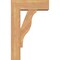 Ekena Millwork Funston Block Smooth Bracket w/ Offset Brace, Western Red Cedar, 5 1/2"W x 14"D x 22"H BKT0604X14X22FST05SWR - alternate 2